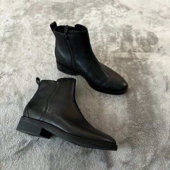 Cole Haan River Chelsea Ankle Boots Black Leather Women's 8 - Picture 1 of 7